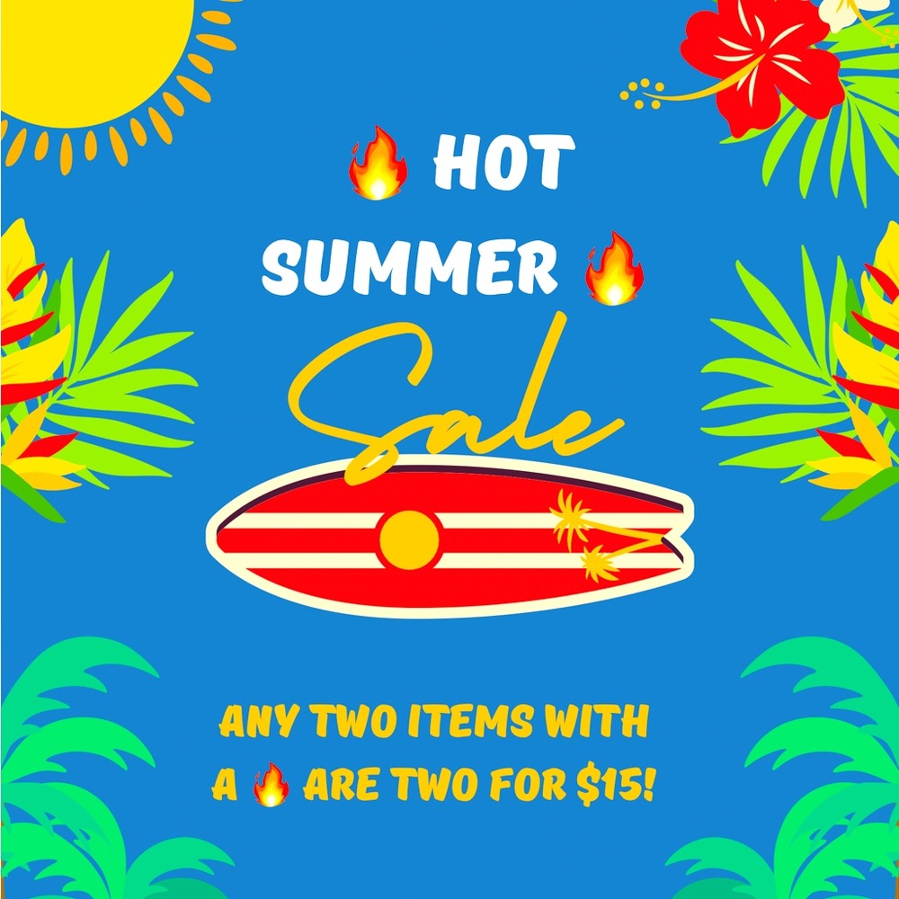 Any two items with a 🔥 are two for $15!